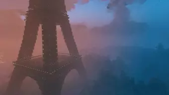 La Torre Eiffel a tamaño real en Valheim: la increíble proeza de un fan con 40.000 piezas y mucha paciencia