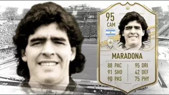 El icono de Maradona en FUT de FIFA 21 sube su precio tras el fallecimiento del astro argentino
