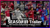 Tráiler de la primera temporada de eFootball 2022, con mejoras en el gameplay, modos de juego y licencia
