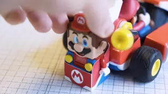 Aficionados logran combinar a la perfección las mecánicas de Mario Kart Live y LEGO Super Mario Bros.