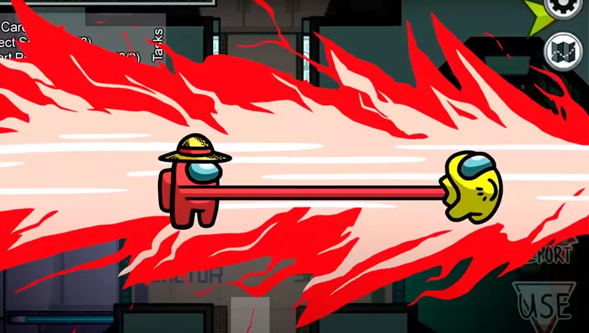 Eliminaciones de Among Us al estilo anime