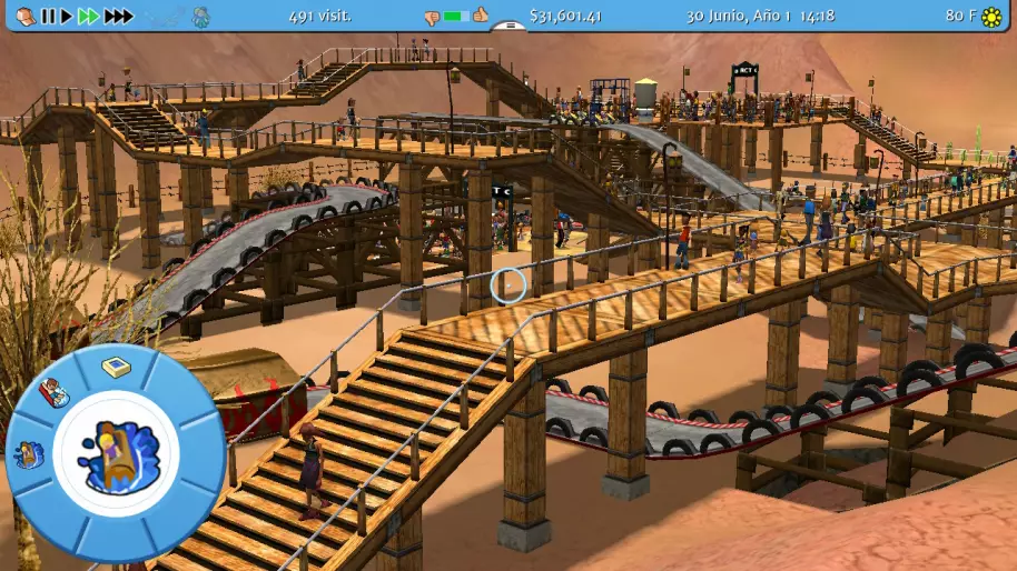 RollerCoaster Tycoon 3 Nintendo Switch