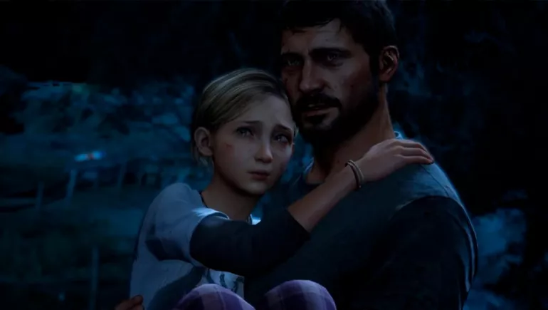 Sarah y Joel en The Last of Us Sarah y Joel en The Last of Us