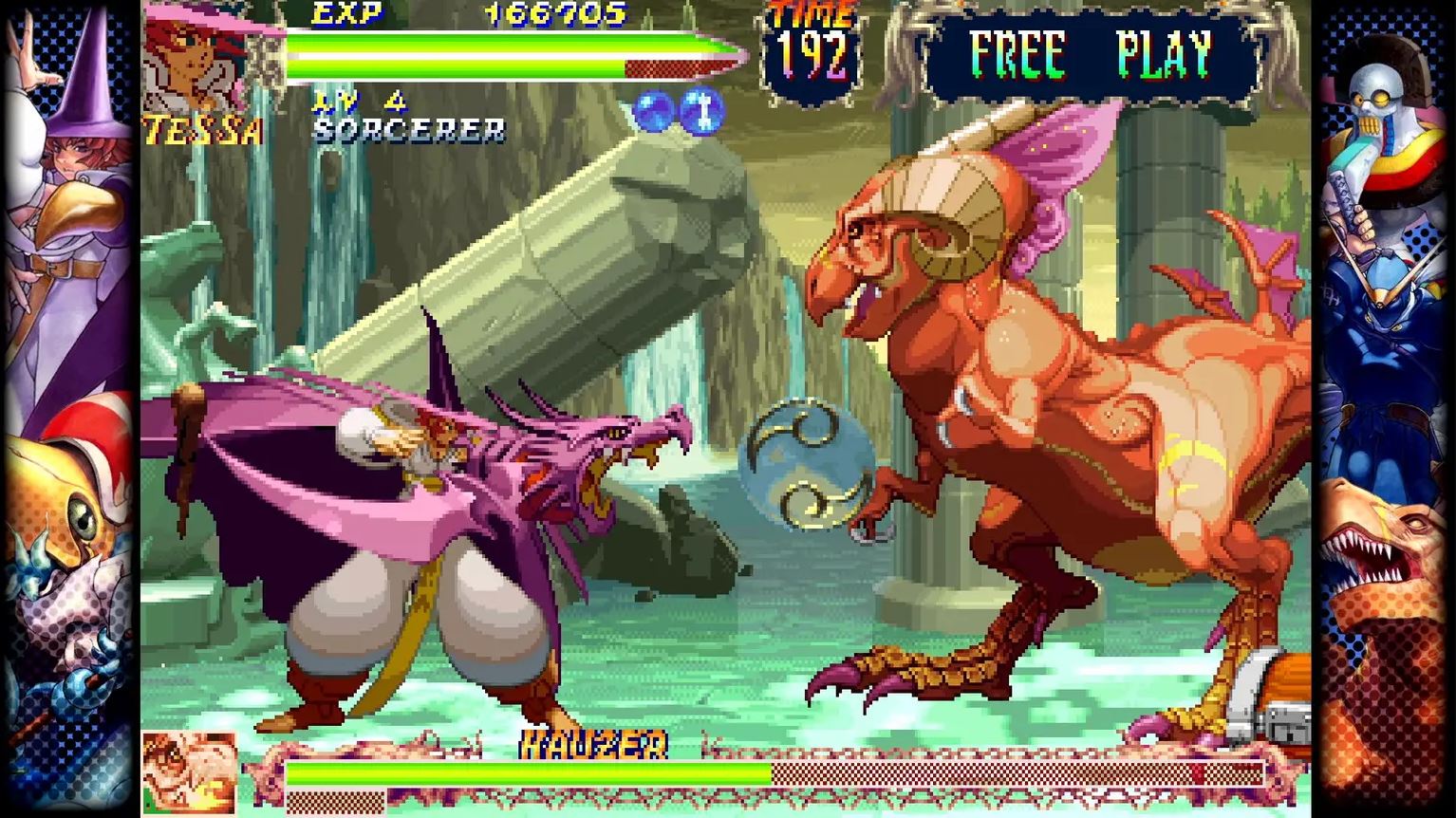 Fighting Collection is a compilation of 10 arcade fighting games