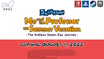 Tráiler y fecha de lanzamietno de Shin-Chan: Mi verano con el Profesor - La semana infinita