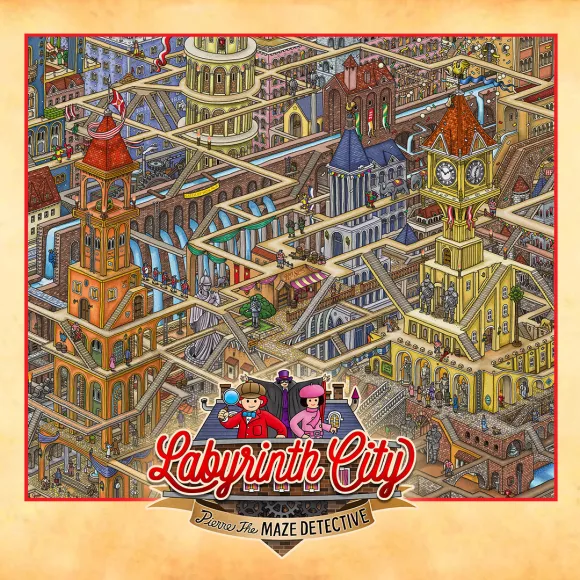 Carátula de Labyrinth City: Pierre the Maze Detective