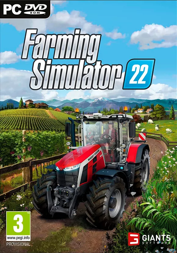 Carátula de Farming Simulator 22
