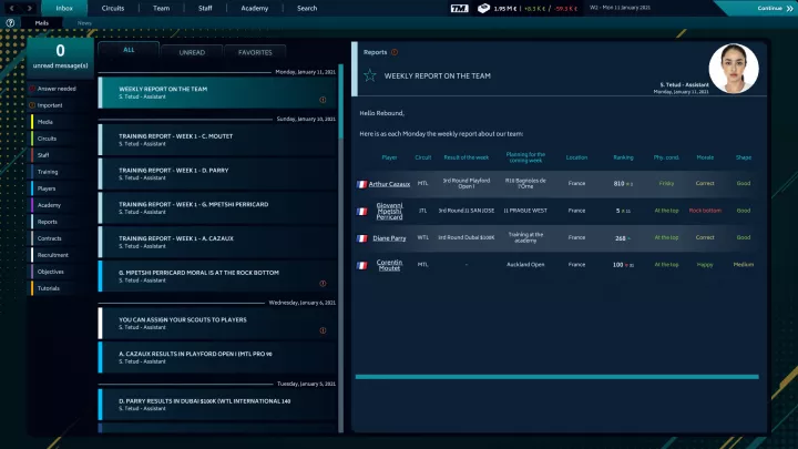 Tennis Manager 2021 - PC