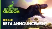 Tráiler de anuncio de la beta de Prehistoric Kingdom, un videojuego donde construir un zoo con dinosaurios
