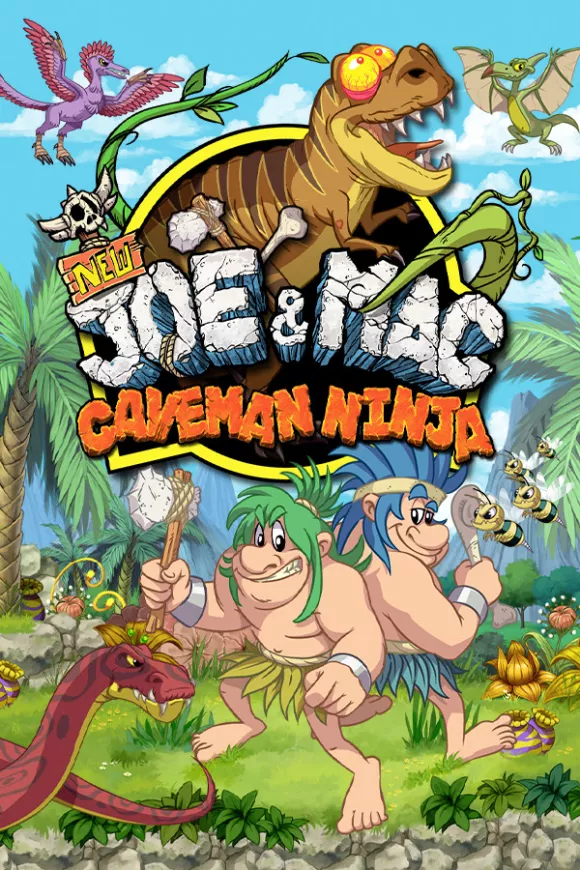 Carátula de New Joe & Mac: Caveman Ninja
