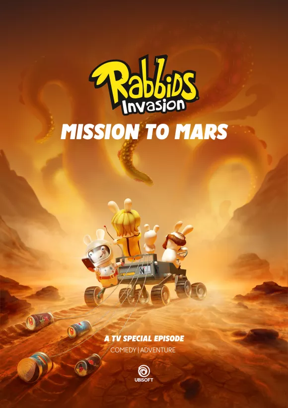 Carátula de Rabbids: La invasión - Especial misión a Marte