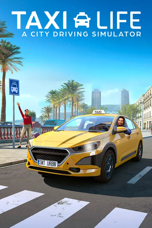 Carátula de Taxi Life: A City Driving Simulator