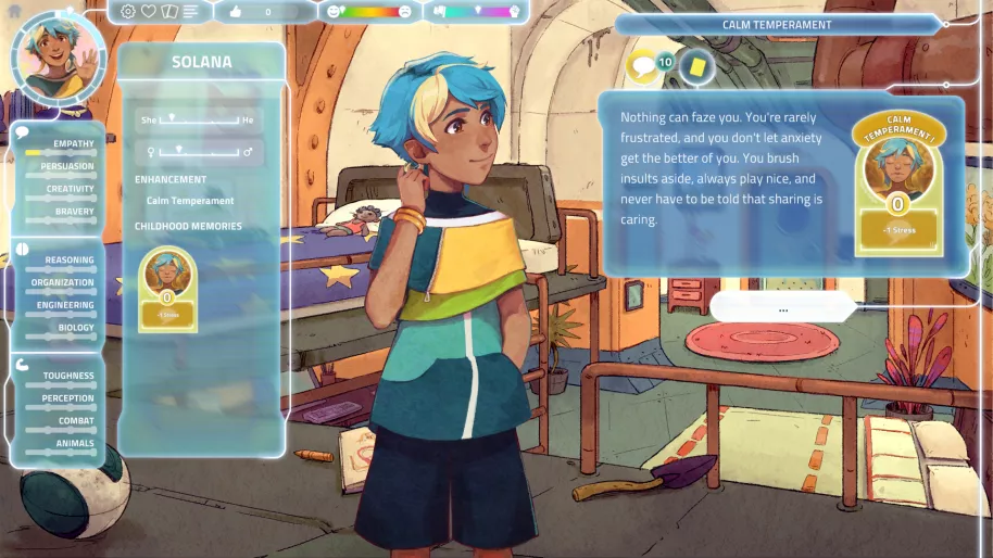 I Was A Teenage Exocolonist: ¿A quién no le gustan los juegos bonitos? Un estilo artístico como este sabe tocarte el corazón