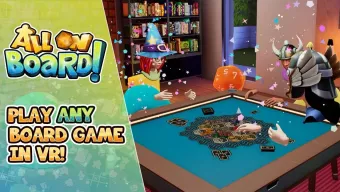Tráiler de anuncio de All On Board!, una plataforma de juegos de mesa VR que busca financiación