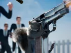 Squirrel with a gun