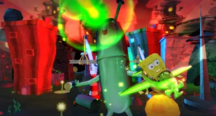 Bob Esponja La Criatura del Krustáceo Krujiente - Wii