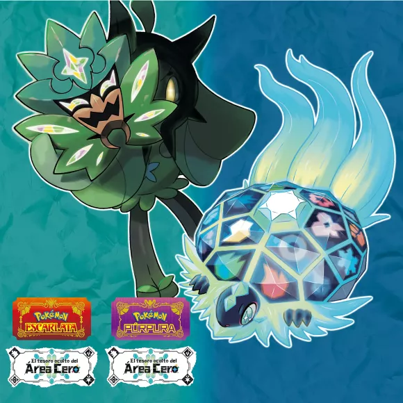 Carátula de Pokémon Escarlata / Púrpura - El tesoro oculto del Área Cero