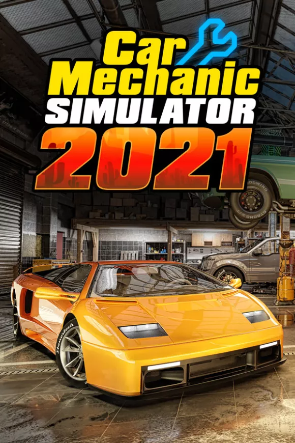 Carátula de Car Mechanic Simulator 2021