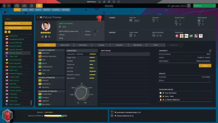 Pro Cycling Manager 2023