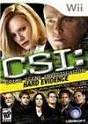 CSI: Pruebas ocultas Wii
