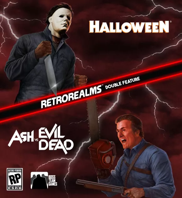 Carátula de RetroRealms: Halloween y Ash vs Evil Dead