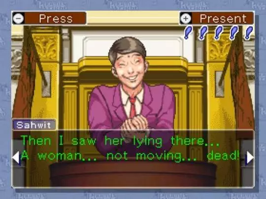 Phoenix Wright Ace Attorney - Wii