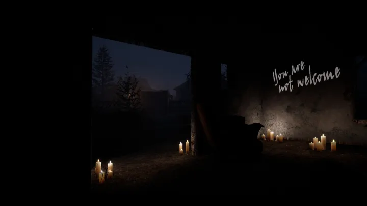 Dollhouse Behind The Broken Mirror