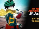 Tráiler del sistema de combate de My Hero Academia: All's Justice