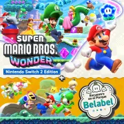 Carátula de Super Mario Bros. Wonder – Nintendo Switch 2 Edition + Encuentro en el Parque Belabel - Nintendo Switch 2