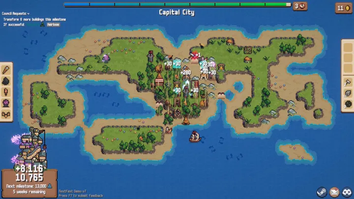 Combolands Roguelike Citybuilder