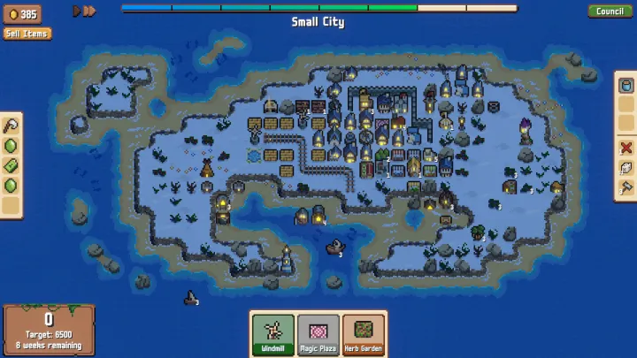 Combolands Roguelike Citybuilder