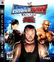 Carátula de WWE SmackDown Vs. Raw 2008 - PS3