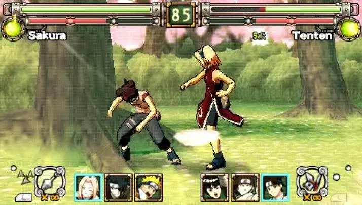 Naruto Ultimate Ninja Heroes - PSP