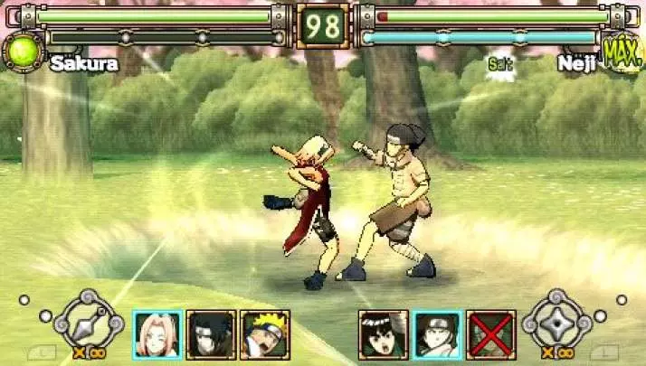 Naruto Ultimate Ninja Heroes - PSP