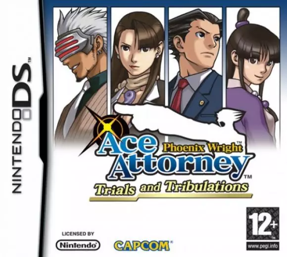 Carátula de Ace Attorney Trials and Tribulations