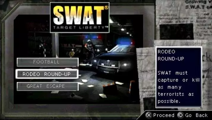 SWAT Target Liberty - PSP