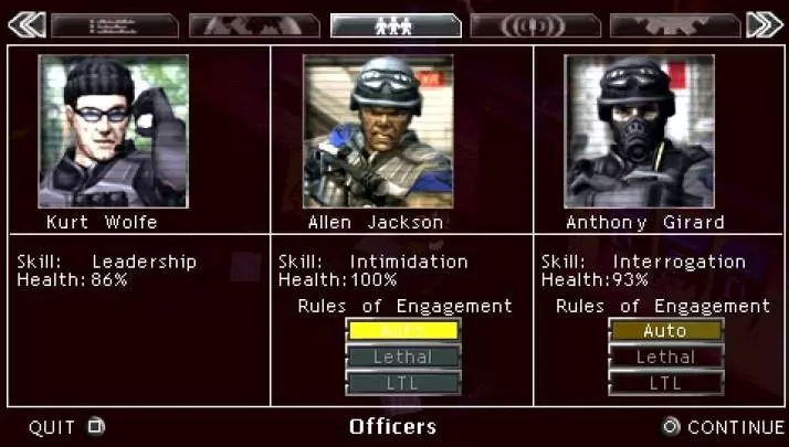 SWAT Target Liberty - PSP