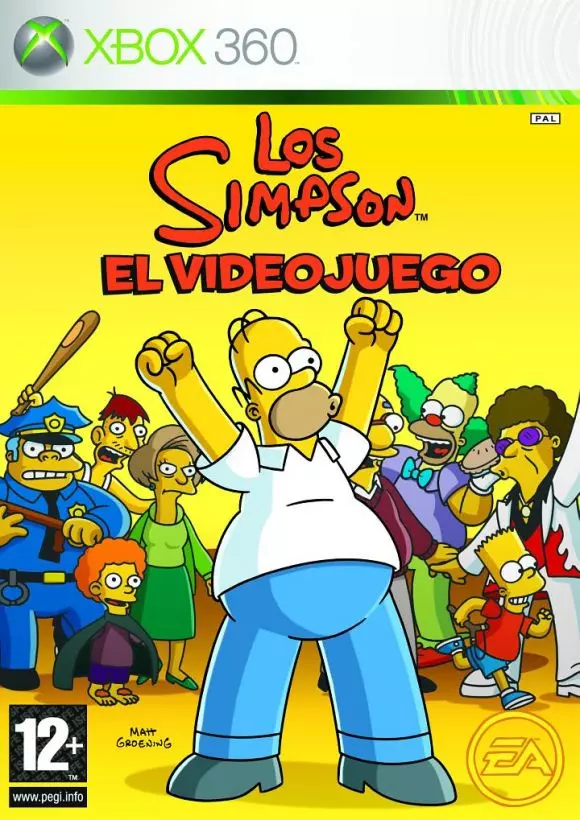 Carátula de Los Simpson: El Videojuego