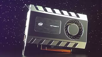 Este es el primer diseño de la GPU dedicada de Intel… ¡Qué pequeña!