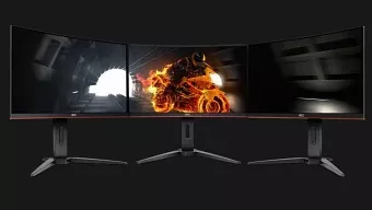 AOC anuncia nueva serie de monitores curvos a 144 Hz para jugar