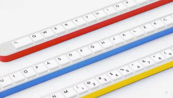 Posiblemente este teclado de Google sea el más largo del mundo, y puedes fabricarlo