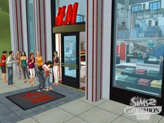Los Sims 2 H&M Moda Accesorios