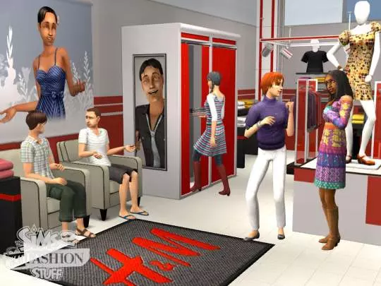 Los Sims 2 H&M Moda Accesorios