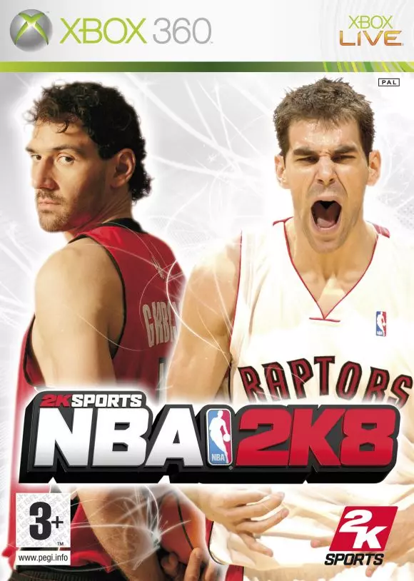 Carátula de NBA 2K8