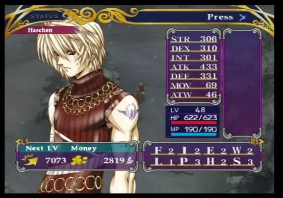 Growlanser Heritage of War - PS2