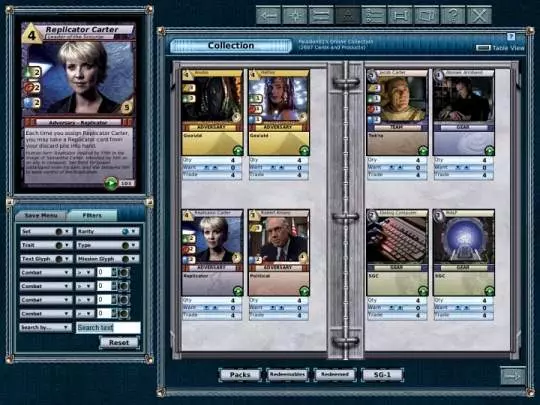 Stargate Online Trading Card Game