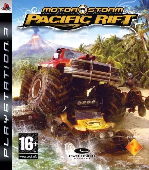 Carátula de MotorStorm: Pacific Rift
