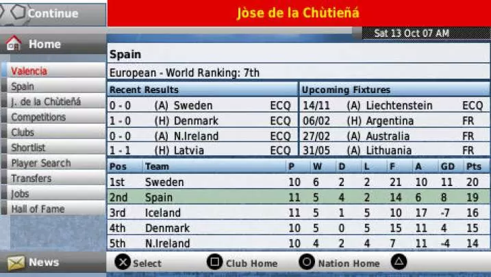 Football Manager 2008 - PSP