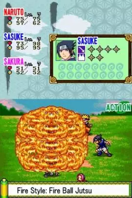 Naruto Path of the Ninja - DS