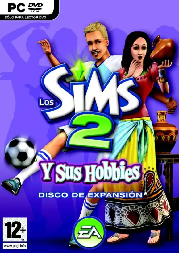 Carátula de Los Sims 2 y sus Hobbies